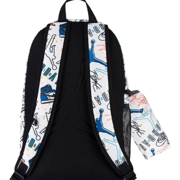 New Nike Air Jordan Big Kids Backpack SCHOOL Laptop BAG $ Pencil Case authentic - Picture 2 of 3